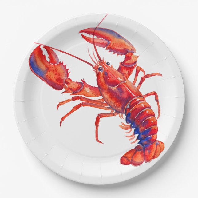 Plato De Papel Homard (Anverso)