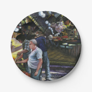 Plato De Papel Hombres de Comercio, Jerusalén