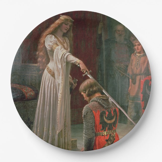 Plato De Papel Homenaje (de Edmond Blair Leighton) (Anverso)