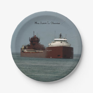 Plato de papel Hon James L. Oberstar