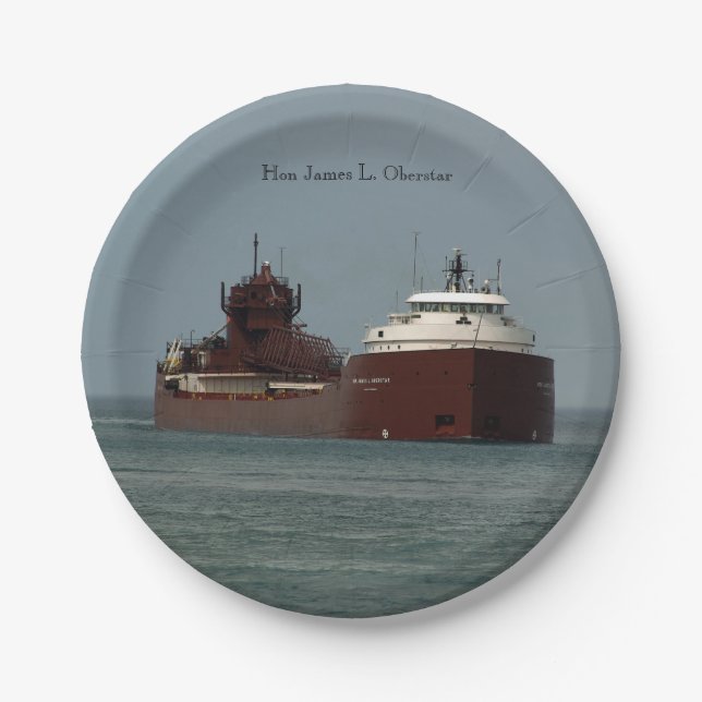 Plato de papel Hon James L. Oberstar (Anverso)