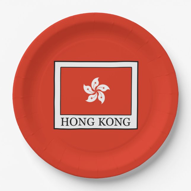 Plato De Papel Hong Kong (Anverso)