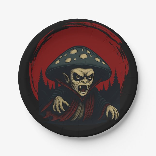 Plato De Papel Hongos Didentales MicoVamp (Anverso)