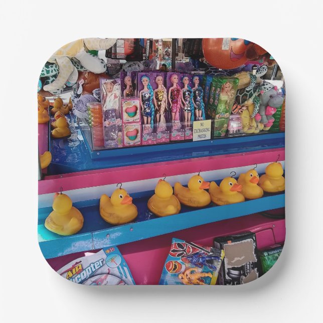 Plato De Papel Hook un pato (Anverso)