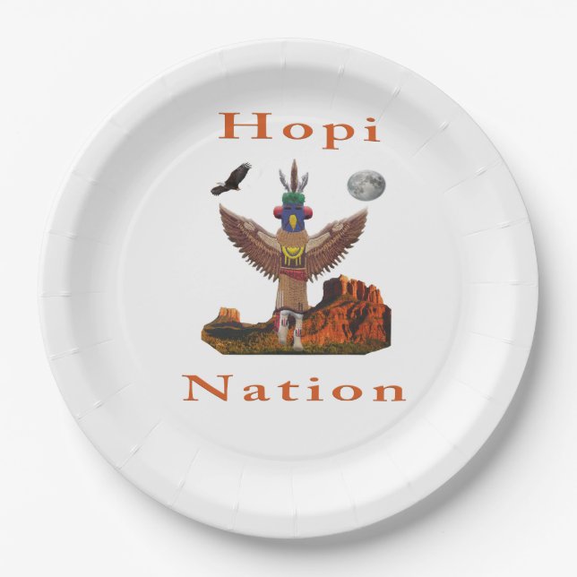 Plato De Papel Hopi Nation (Anverso)