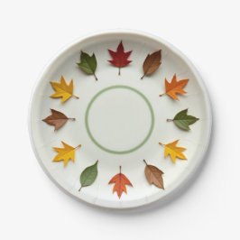 Plato De Papel Hora de primavera