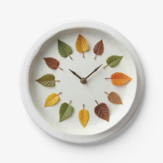 Plato De Papel Hora de primavera