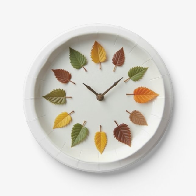 Plato De Papel Hora de primavera (Anverso)