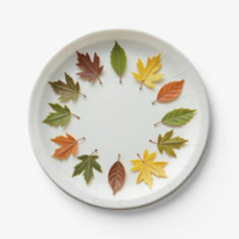 Plato De Papel Hora de primavera