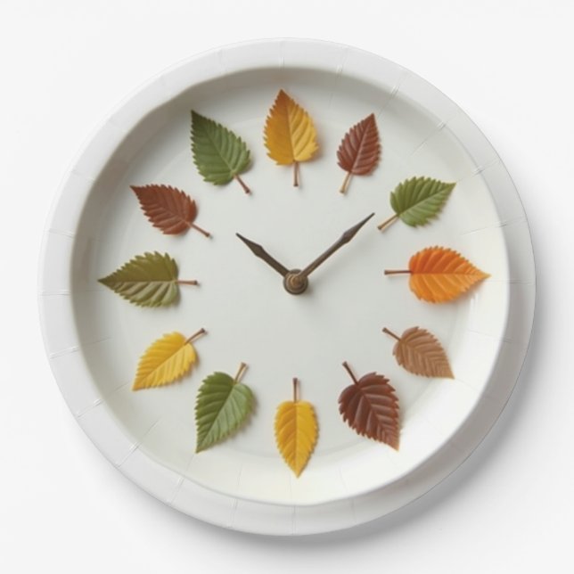Plato De Papel Hora de primavera (Anverso)