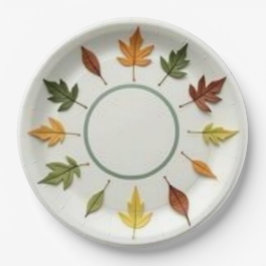 Plato De Papel Hora de primavera