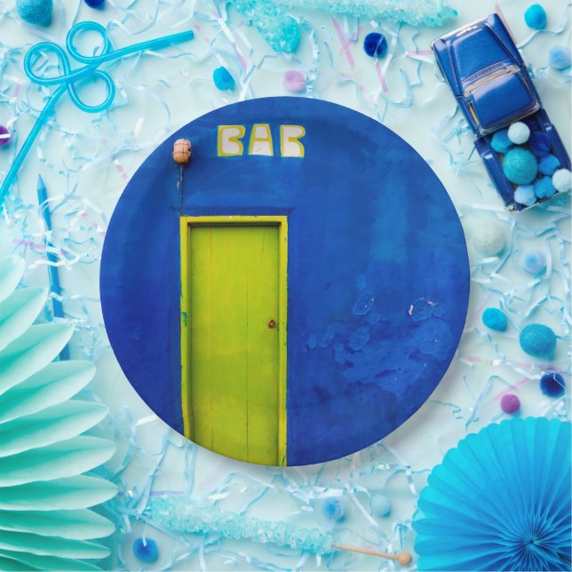 Plato De Papel Horas felices (Fiesta)