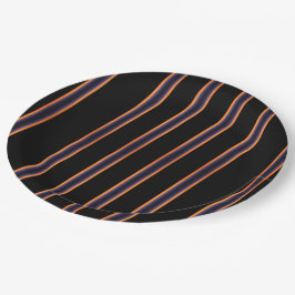 Plato De Papel Horizon Sunset, el patrón