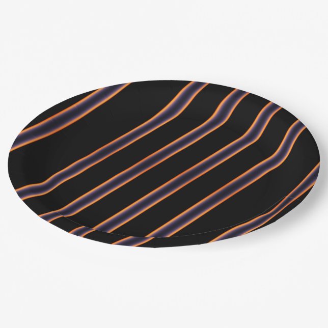 Plato De Papel Horizon Sunset, el patrón (Angular)