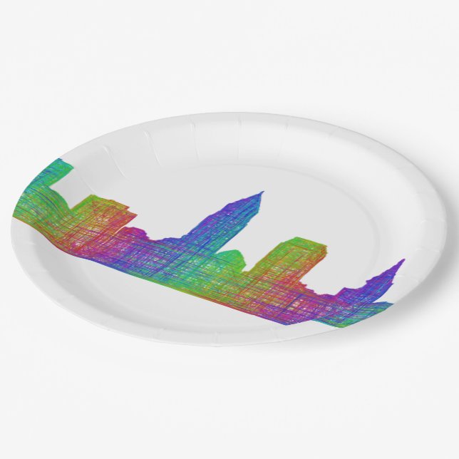 Plato De Papel Horizonte de Cleveland (Angular)