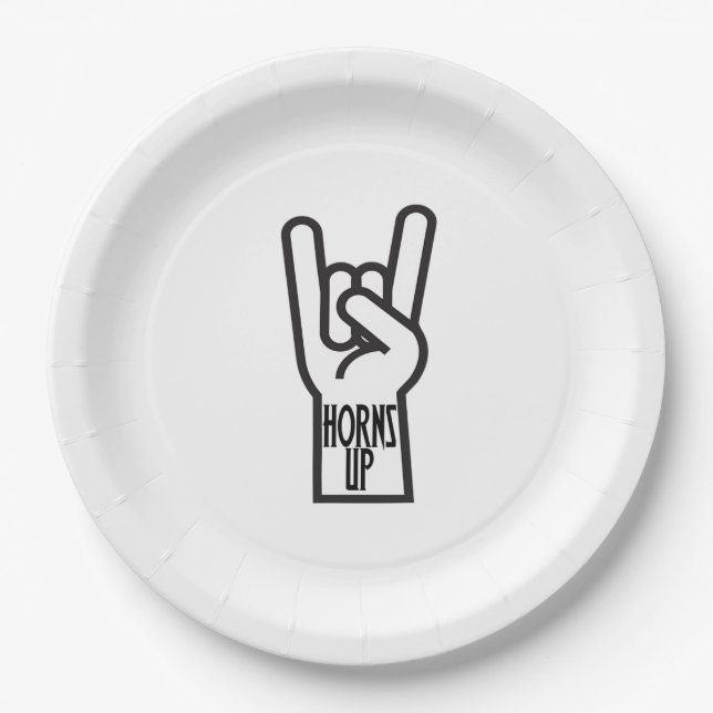 Plato De Papel Hornos arriba (Anverso)