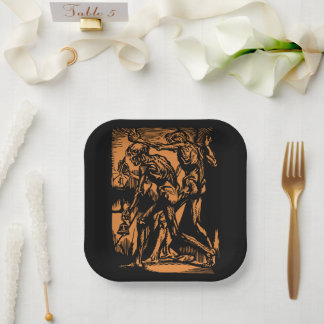 Plato De Papel Horrores Desenterrados de Mineros Muertos para Hal