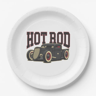 Plato De Papel Hot Rod Classic