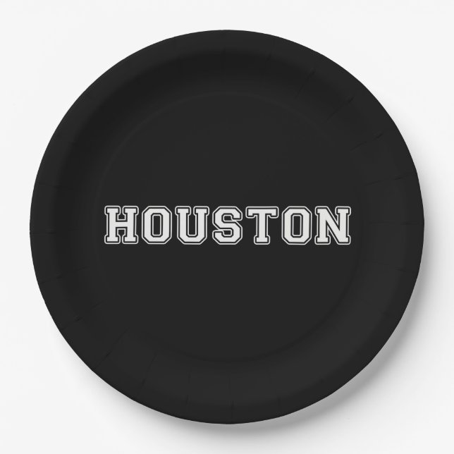 Plato De Papel Houston Texas (Anverso)