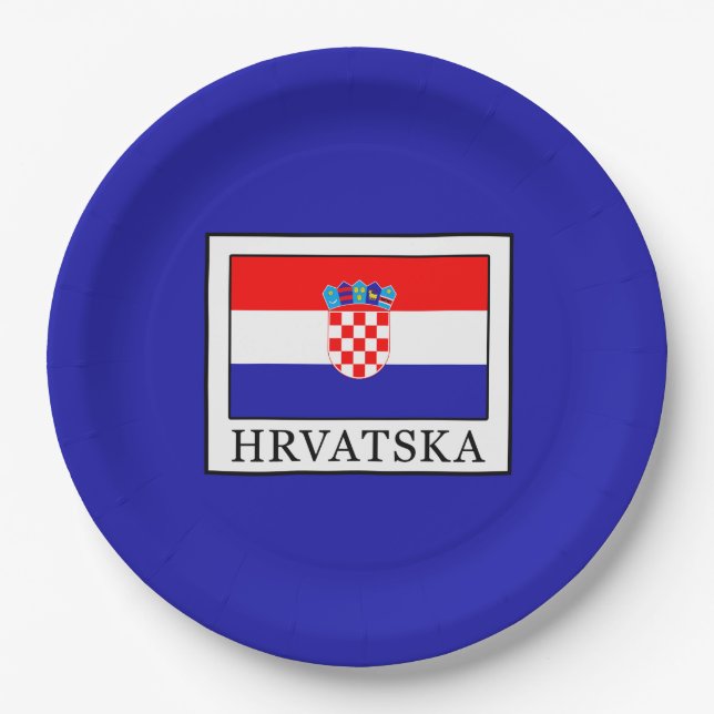 Plato De Papel Hrvatska (Anverso)