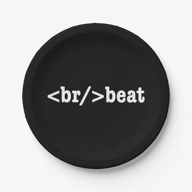 Plato De Papel HTML de salto (Anverso)