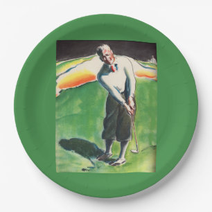 Plato De Papel Huella de golf de 1934