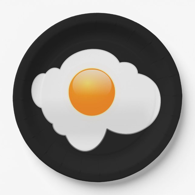 Plato De Papel Huevo (Anverso)