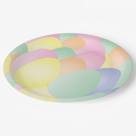 Plato De Papel Huevos pasteles Placas de papel de celebración de