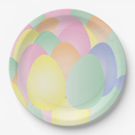 Plato De Papel Huevos pasteles Placas de papel de celebración de