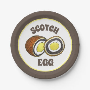Plato De Papel Huevos Scotch con hervido duro Reino Unido