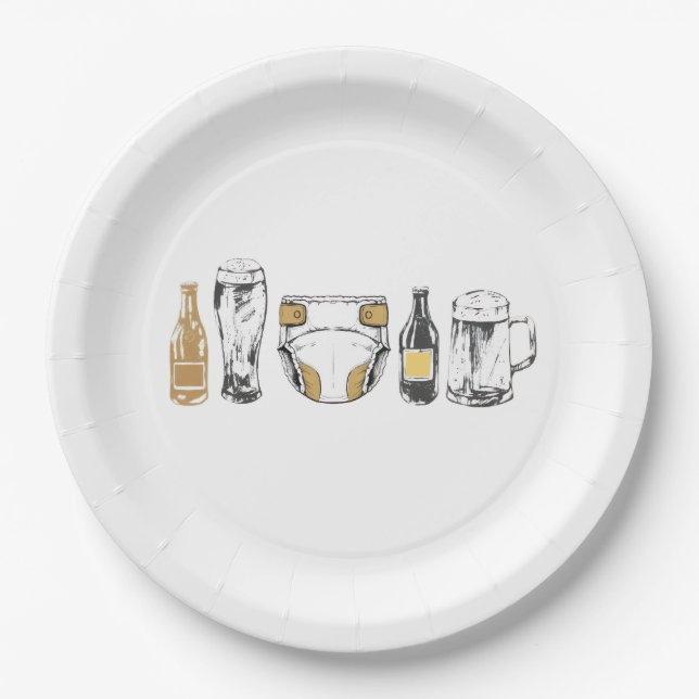 Plato De Papel Huggies and Chuggies (Anverso)