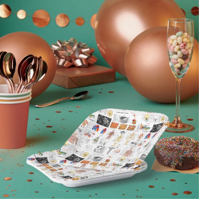 Plato De Papel Human Anatomy Medical Chart (Multi)