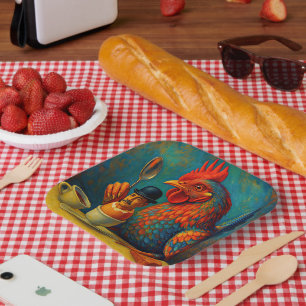 Plato De Papel Humano endurecido - Juego sucio en el desayuno