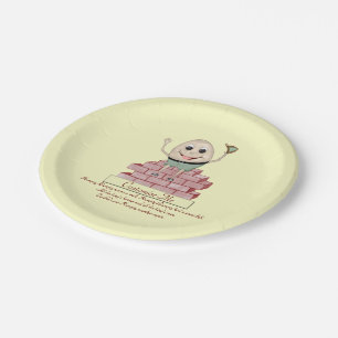 Plato De Papel Humpty Dumpty