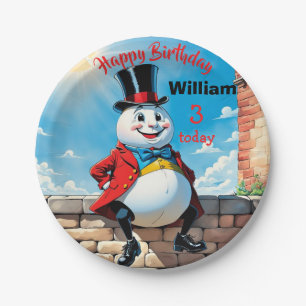 Plato De Papel Humpty Dumpty Kids Birday Party
