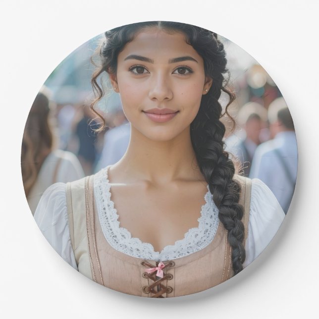 PLATO DE PAPEL I LOVE BAVARIA (Anverso)