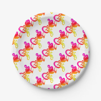 Plato De Papel I Love BMX