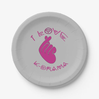 Plato De Papel I love K-DRAMA