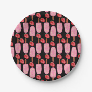 Plato De Papel Ice cream pattern   Lollies pattern   lollipop 1
