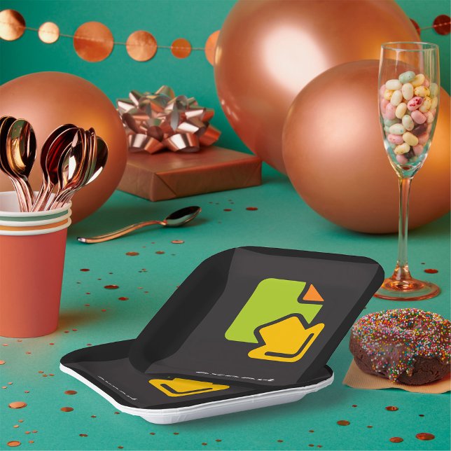 Plato De Papel Icono de exportación (Subido por el creador)