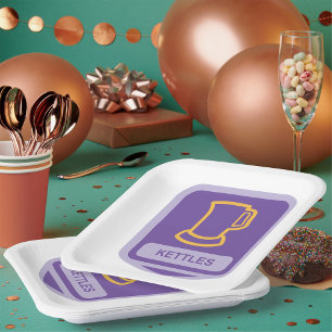 Plato De Papel Icono de Kettle