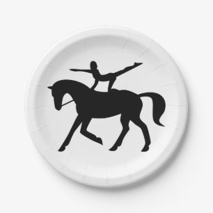 Plato De Papel icono de la bóveda del caballo