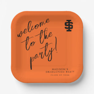 Plato De Papel Idaho State University Bold Bengala Logo