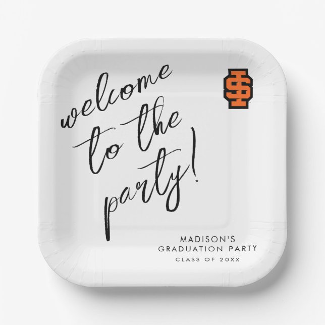 Plato De Papel Idaho State University Bold Bengala Logo (Anverso)