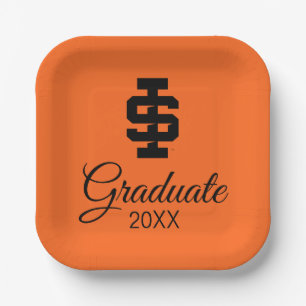 Plato De Papel Idaho State University Bold Bengala Logo
