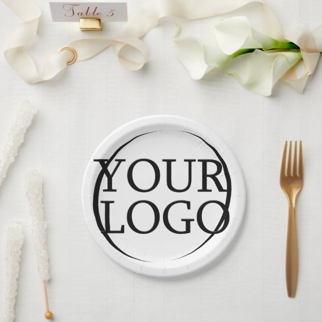 Plato De Papel Idea de Personalizado Boda personalizada Cree su p (Boda)