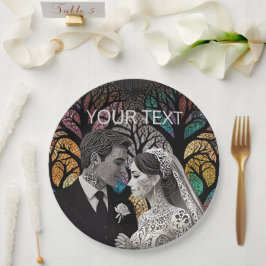 Plato De Papel ideas y regalos bodas