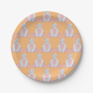Plato De Papel illusima Ballerina Rhino