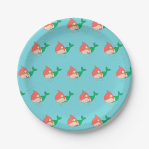 Plato De Papel illusima Cotton Candy Mermaid