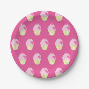 Plato De Papel illusima Rosa